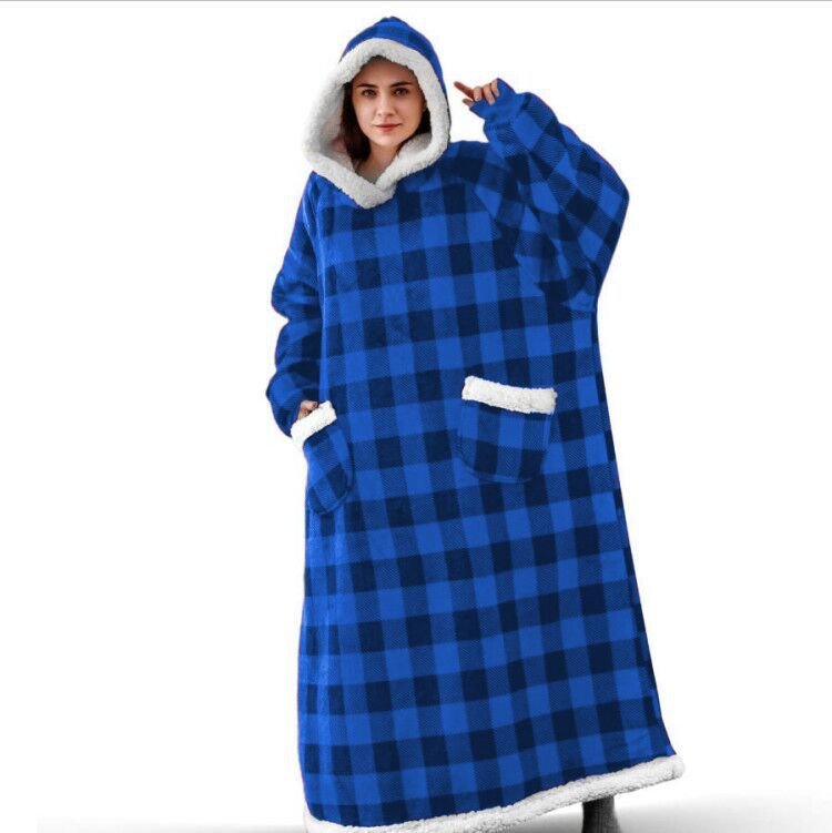 Ultra Cozy Plaid Wearable Blanket