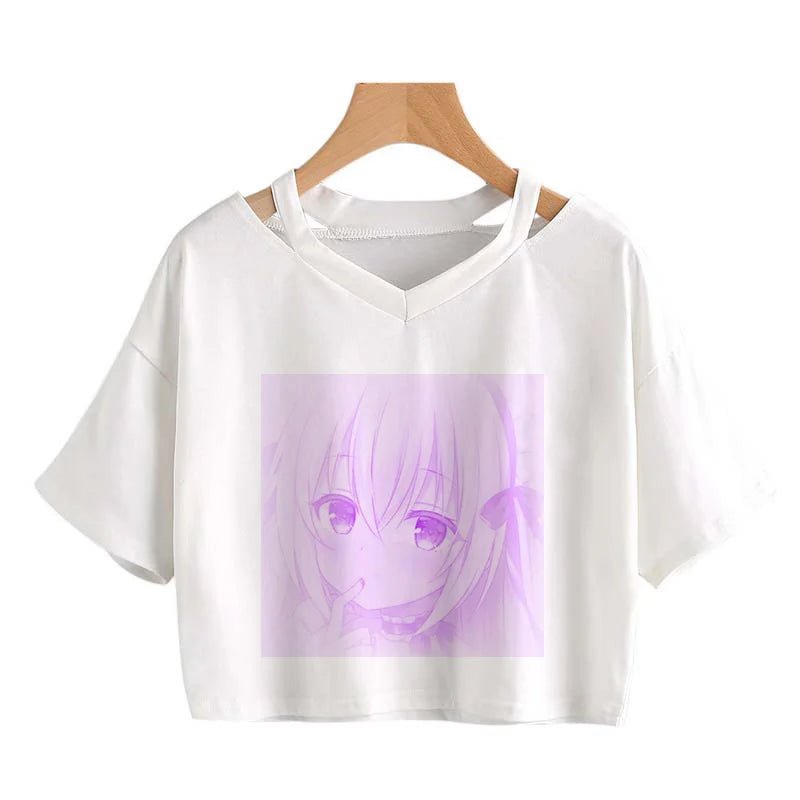 Kawaii Hip Hop Crop Tee