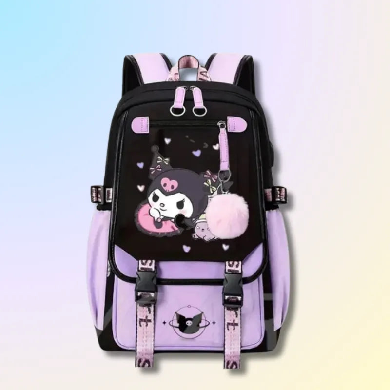 hello kitty backpack for high school Kuromi High School Backpack
