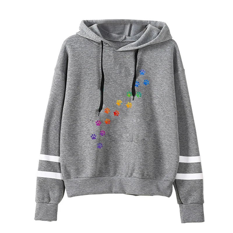 Sweat Kawaii pattes de chat