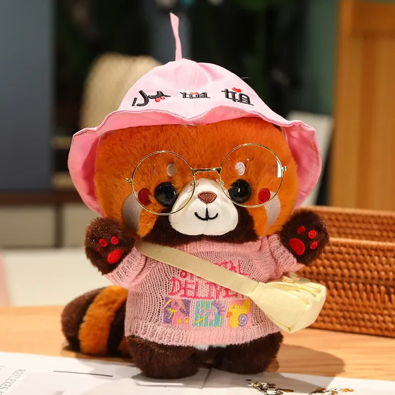 Cute Cosplay Raccoon Plush