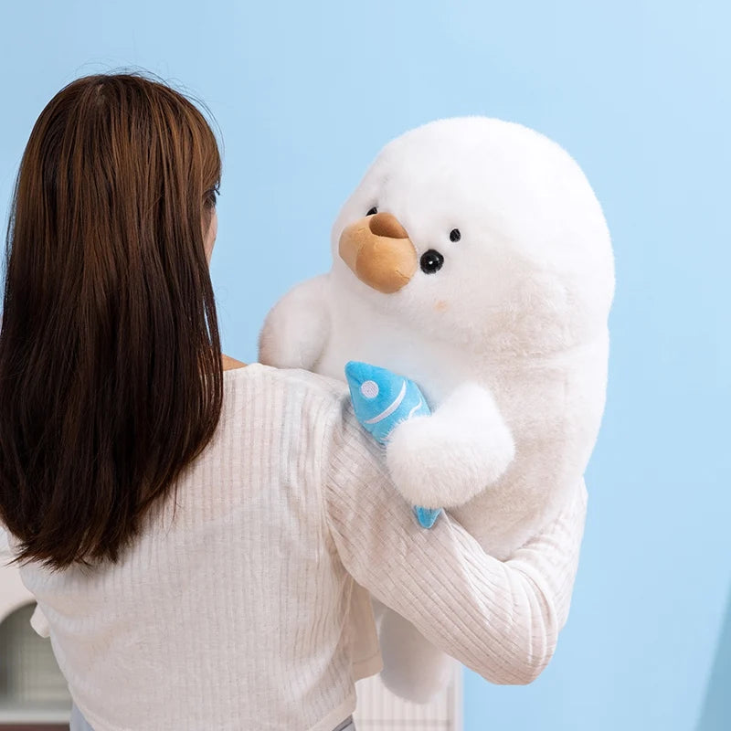 Kawaii Hug Fish Seal Plush Toy