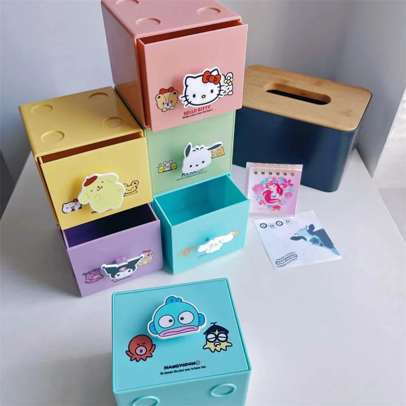 Kawaii Storage Box Sanrio Pattern