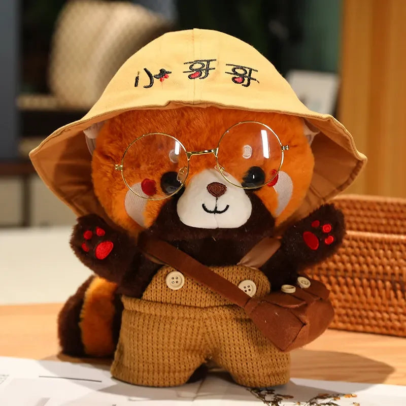 Cute Cosplay Raccoon Plush