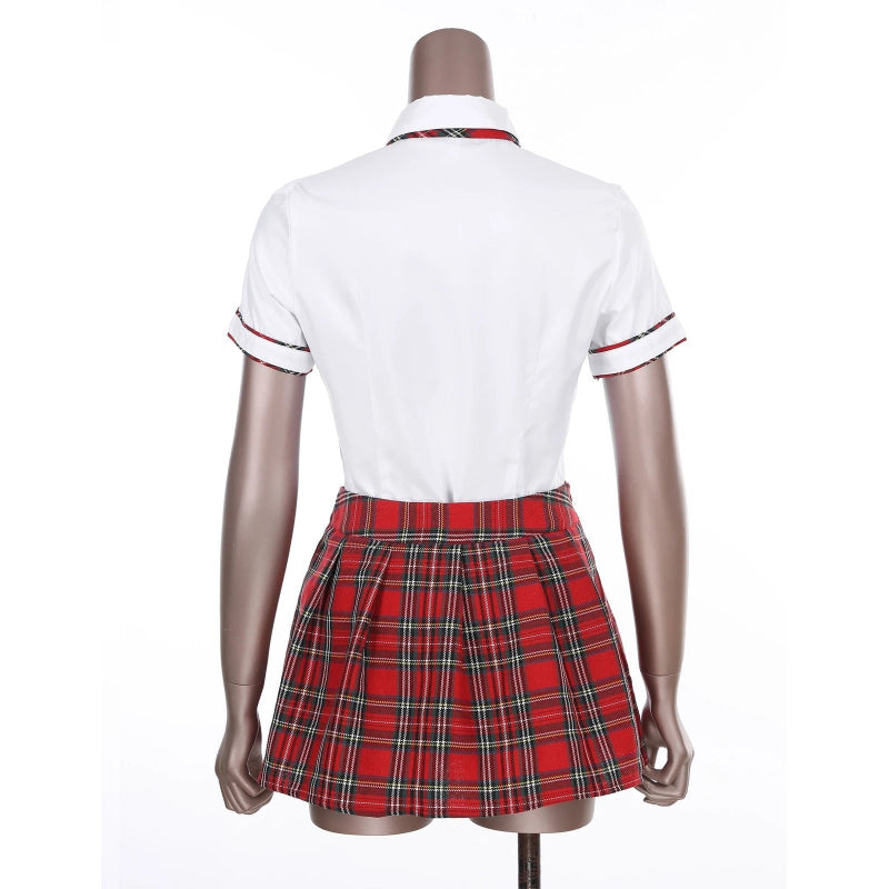 Uniforme Japonais Kawai à Carreau