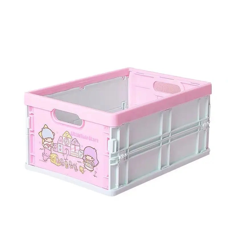 Kawaii Pastel Storage Basket