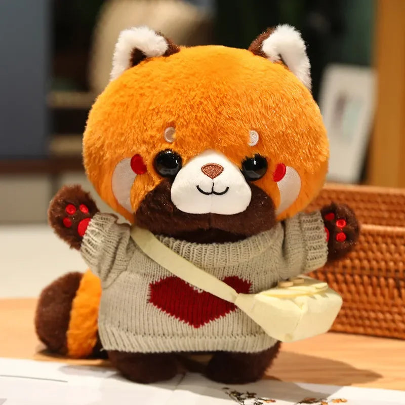 Cute Cosplay Raccoon Plush