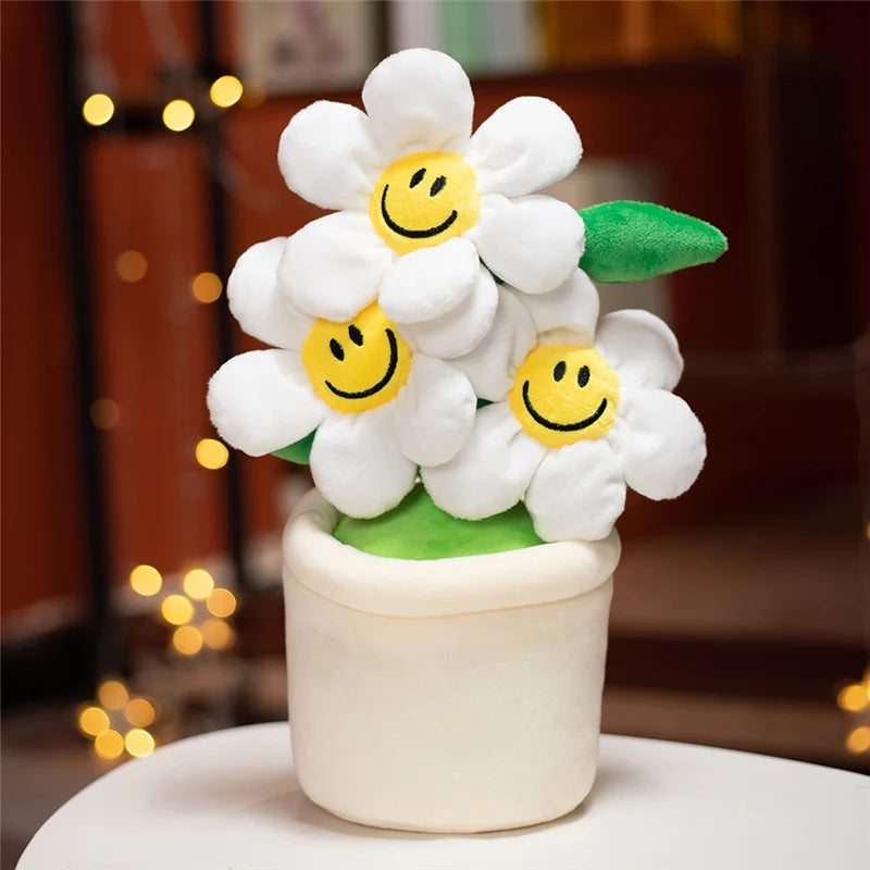 Tournesol Visage Souriant Plantes en Peluche