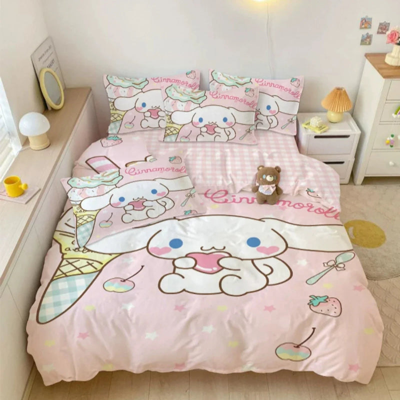 Kawaii Cinnamoroll Bedding Set