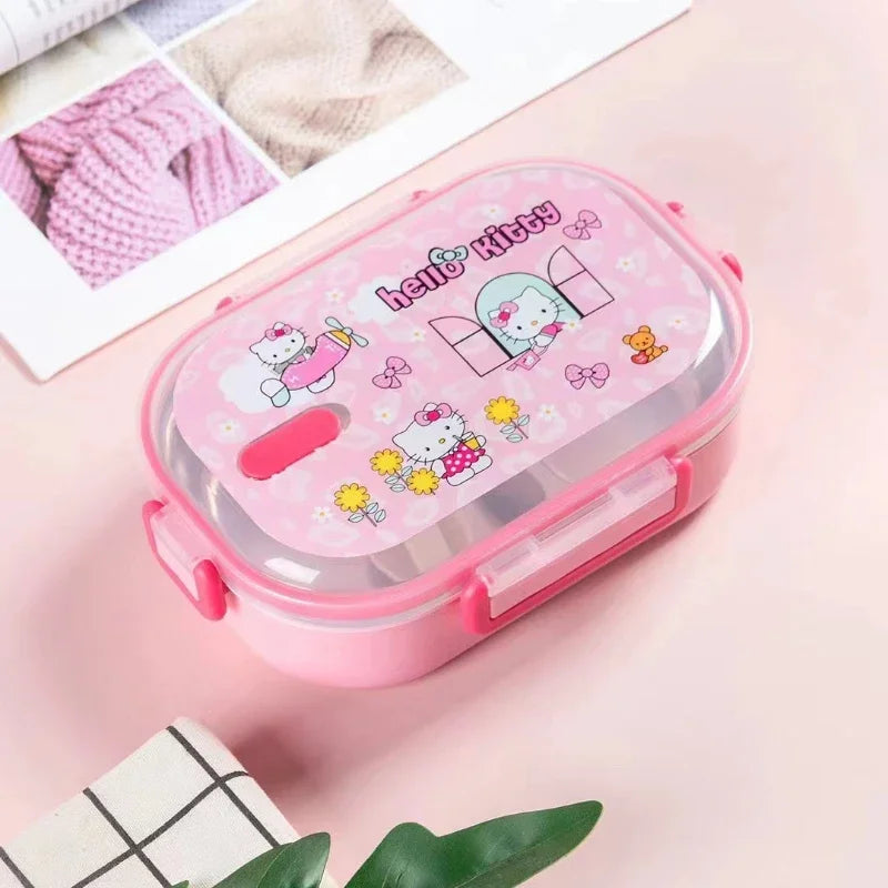 Boîte à Lunch Hello Kitty en Acier Inoxydable