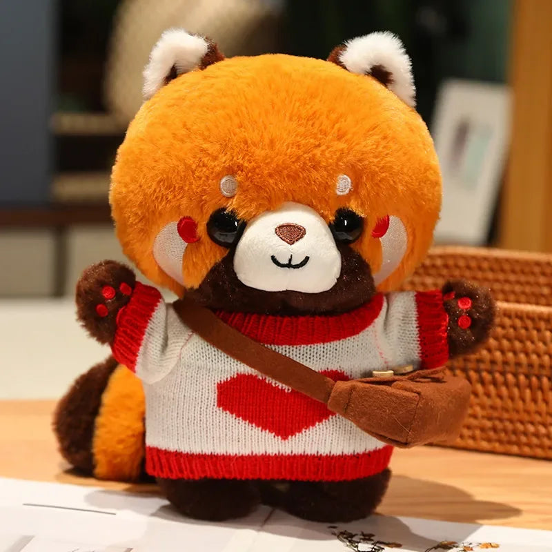 Cute Cosplay Raccoon Plush