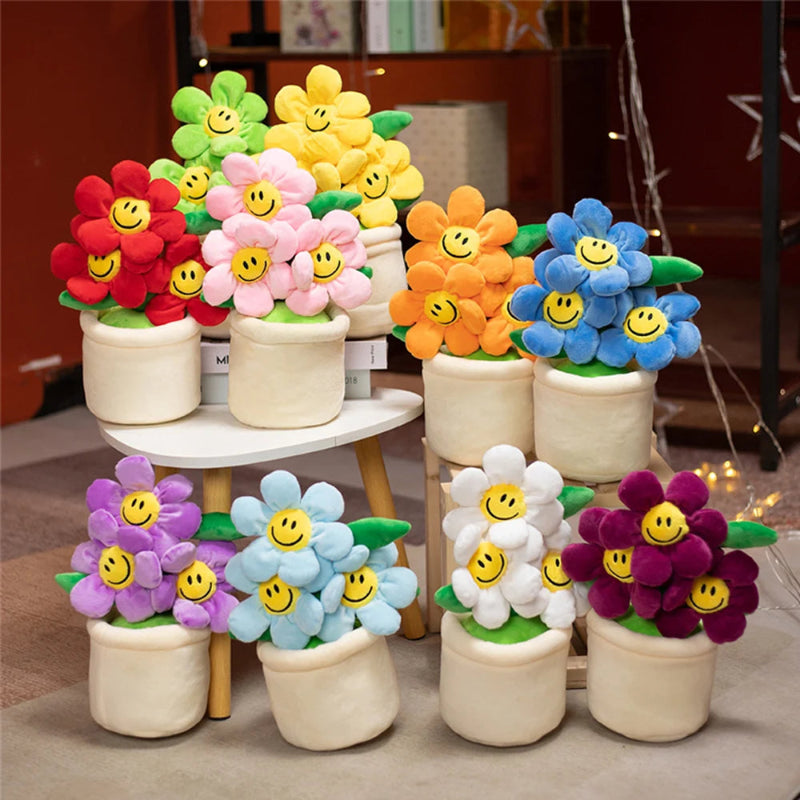 Tournesol Visage Souriant Plantes en Peluche