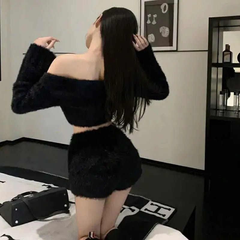 Fluffy Fur Shorts