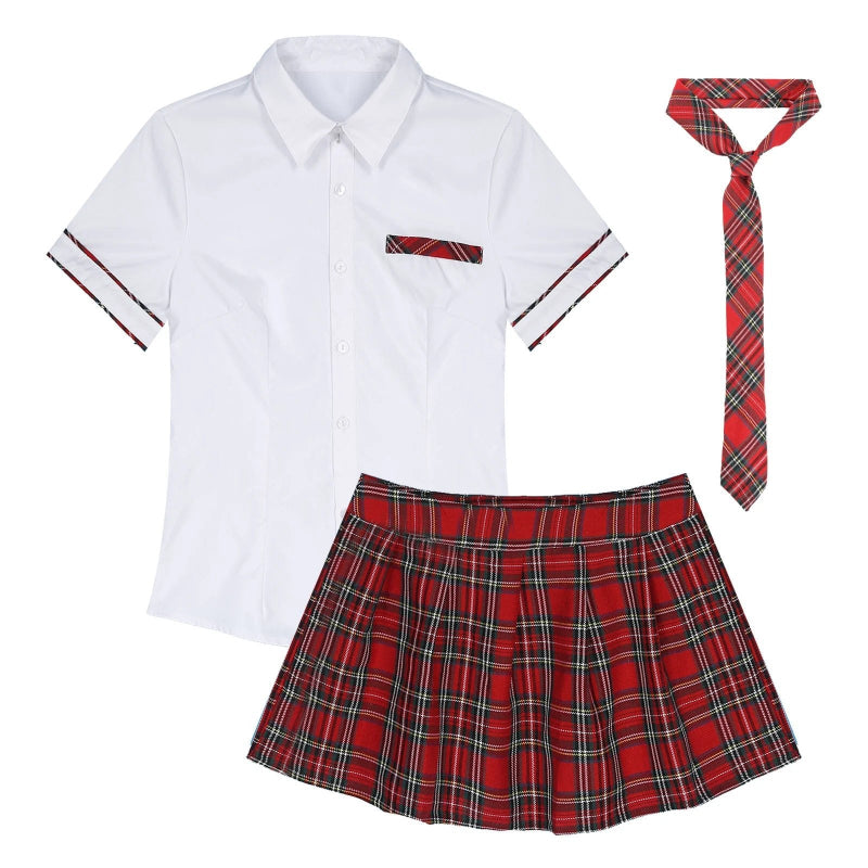 Uniforme Japonais Kawai à Carreau