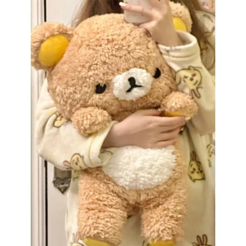 Fuzzy Rilakkuma Brown Bear Plush
