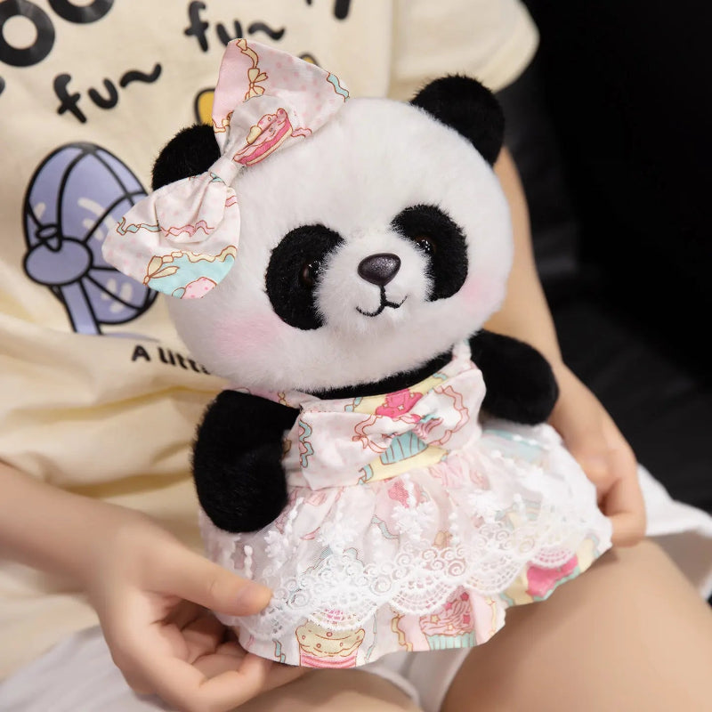 Dress Up Panda Stuffed Animal Toy