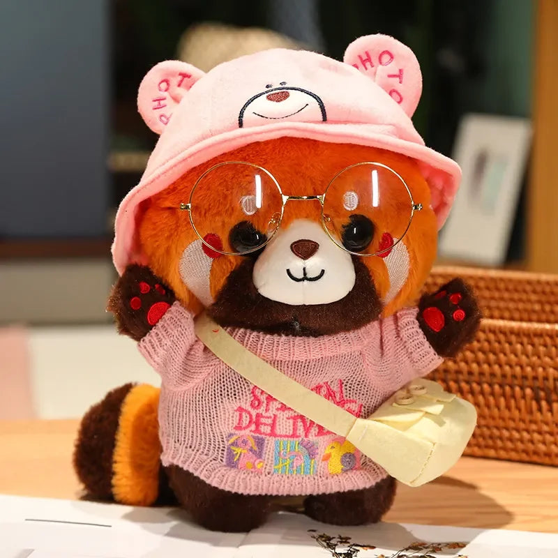 Cute Cosplay Raccoon Plush