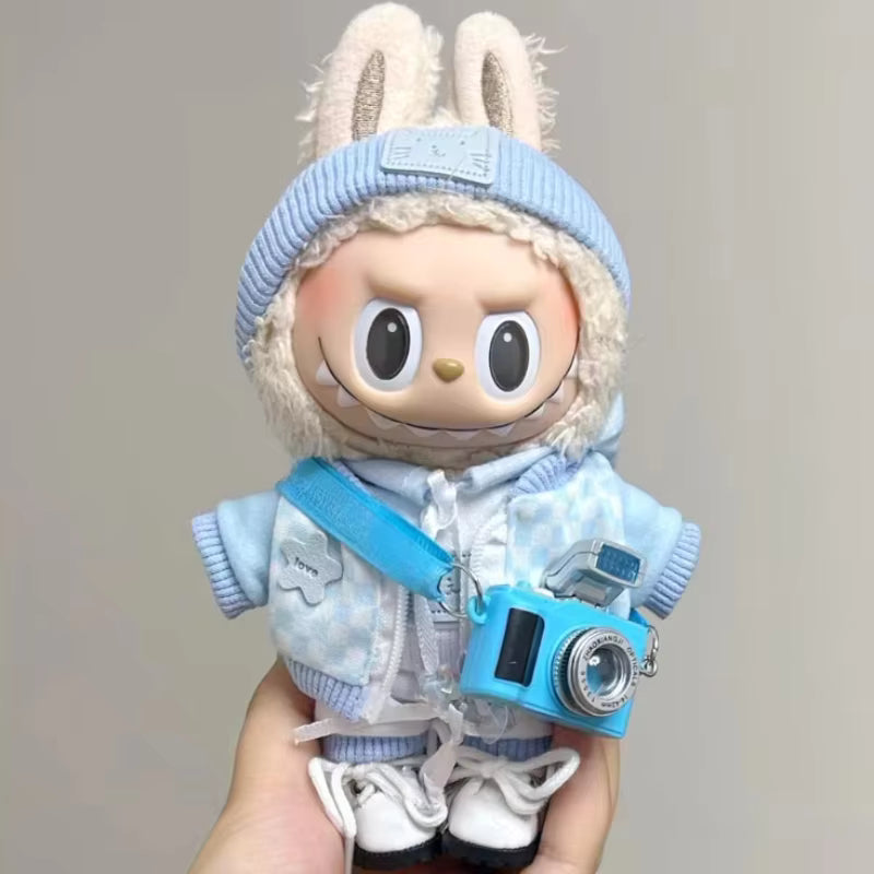 Blue Labubu Clothes