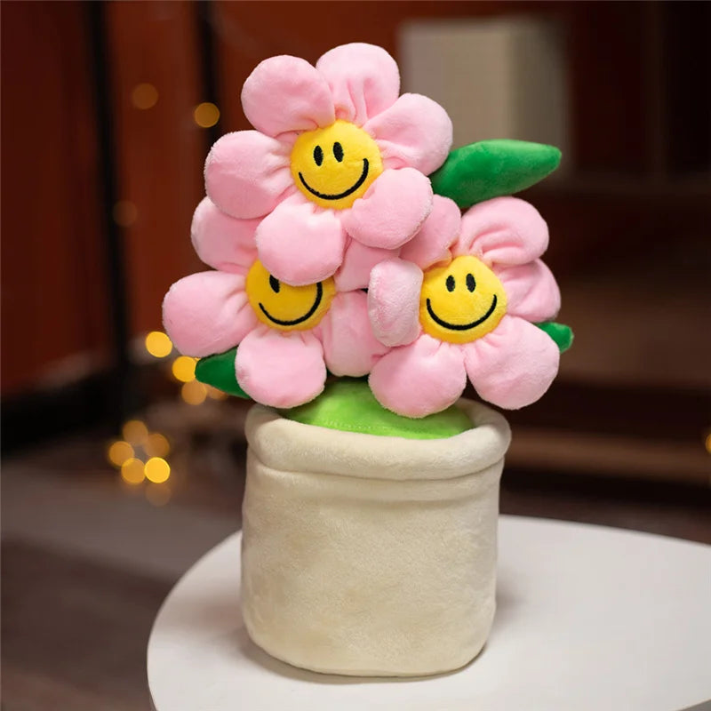Tournesol Visage Souriant Plantes en Peluche