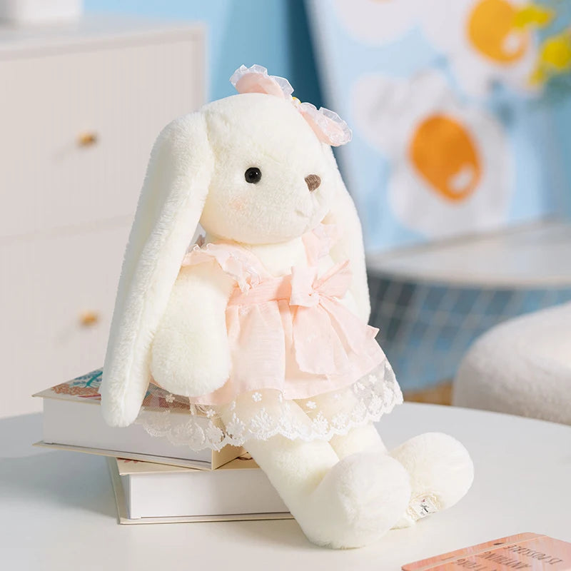 Cute Long Ears Princess Rabbit Plush Toy