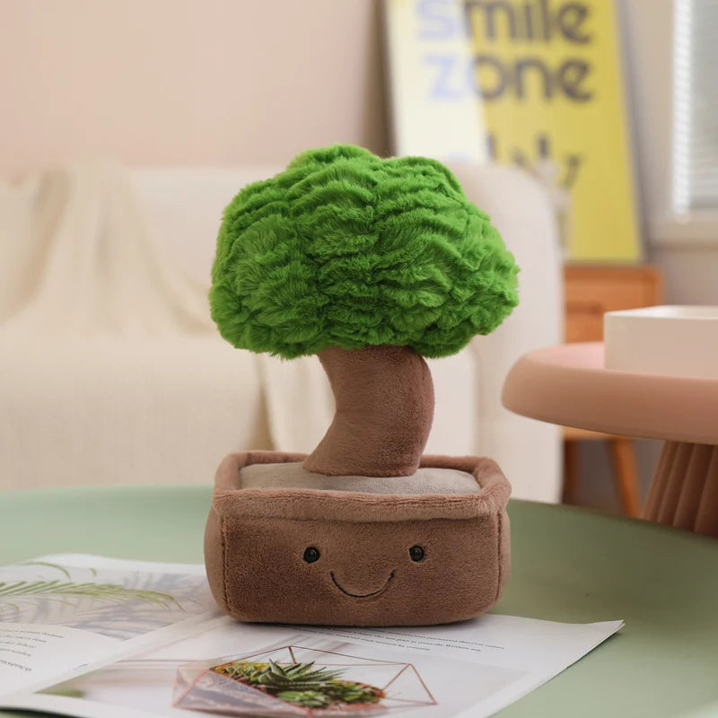 Lucky Bamboo, Money Tree and Dragon Beard Tree Plushie