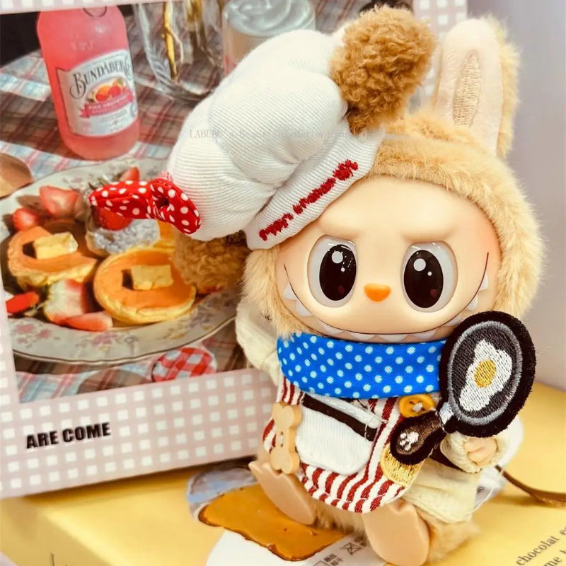 Kawaii Labubu Kitchen Set Clothing