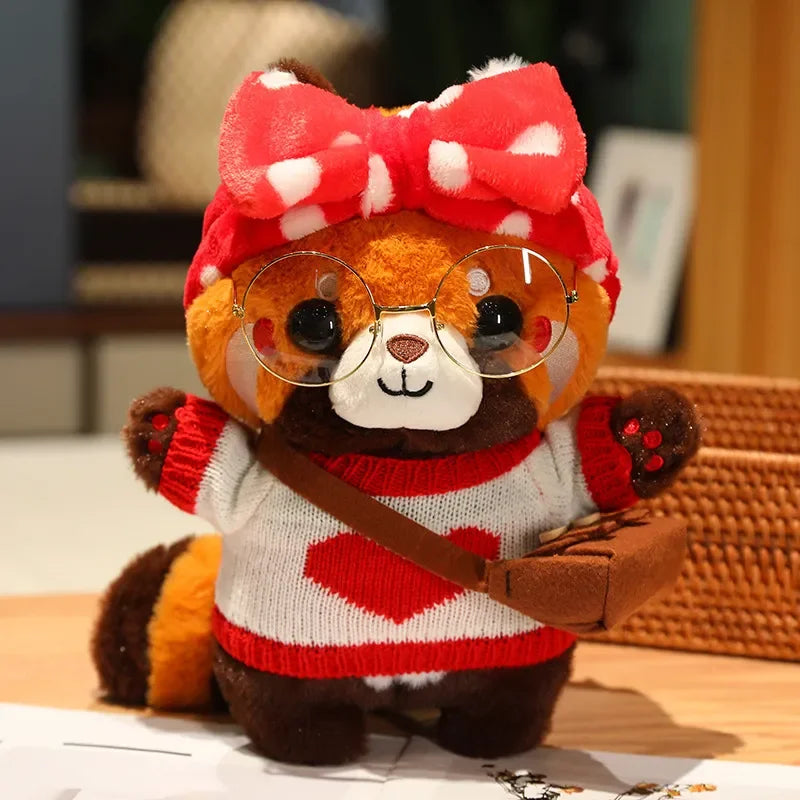 Cute Cosplay Raccoon Plush