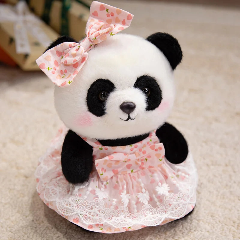 Dress Up Panda Stuffed Animal Toy