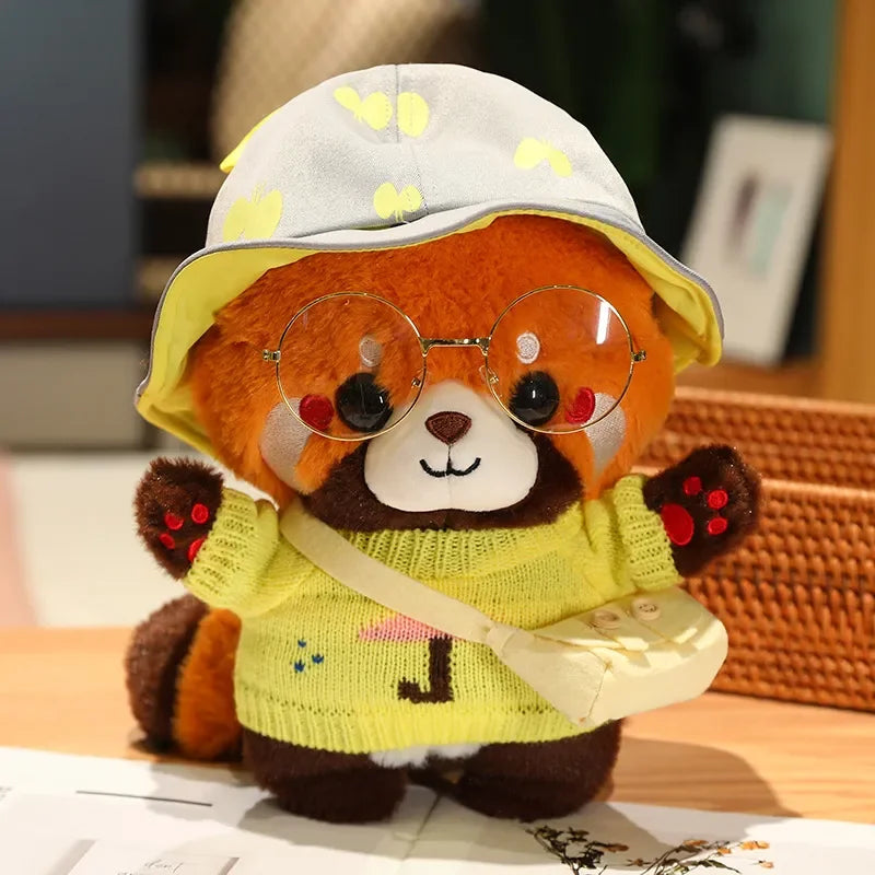 Cute Cosplay Raccoon Plush