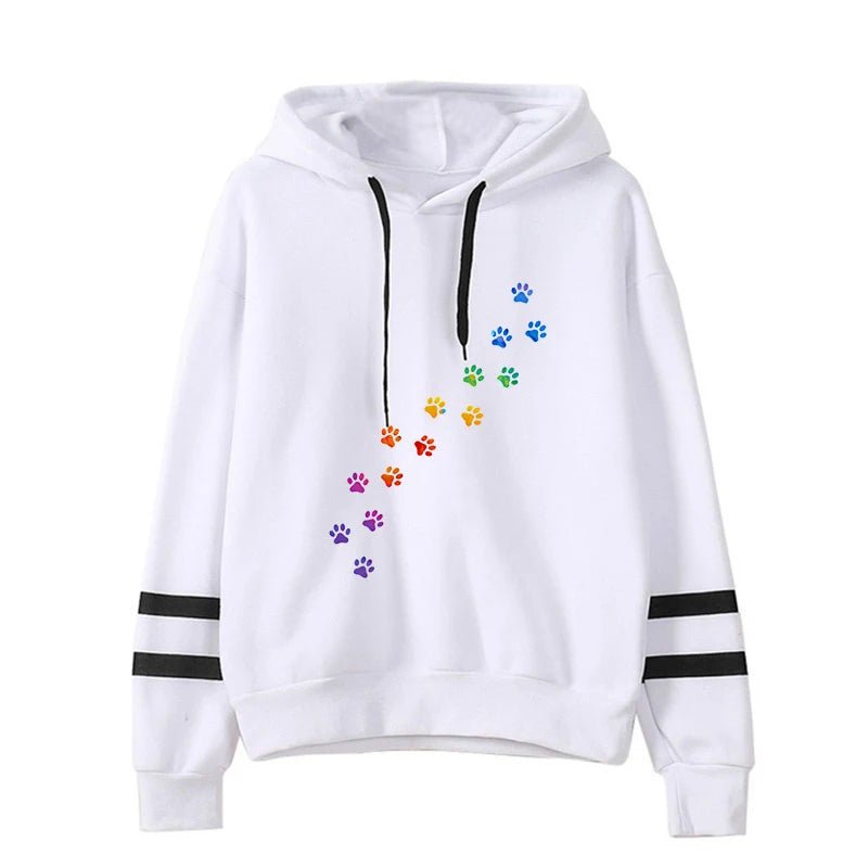 Sweat Kawaii pattes de chat