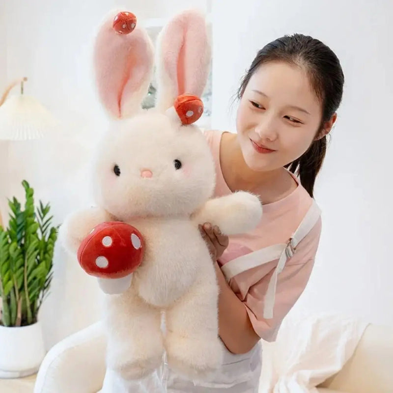 Cute Stuffed Mushroom Bunny Plush Doll