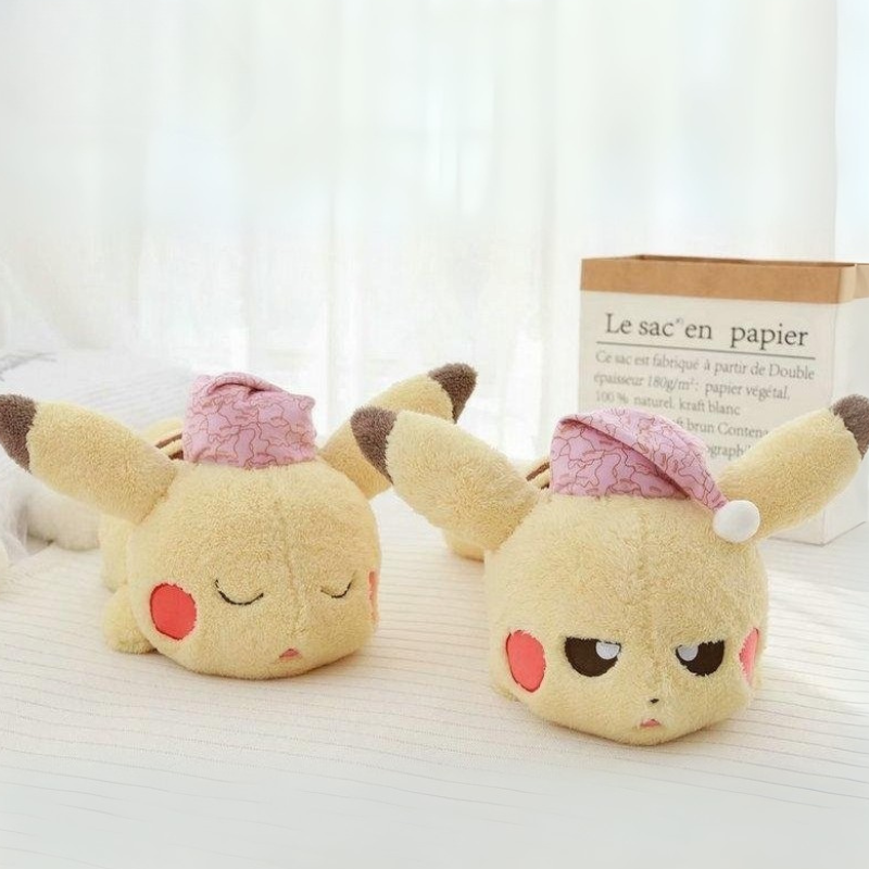 Peluche Kawaii Pikachu Couché