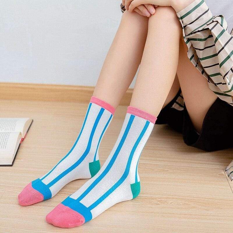 Chaussette Kawaii Rainbow