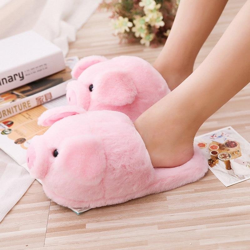 Pantoufle chausson cochon Kawaii