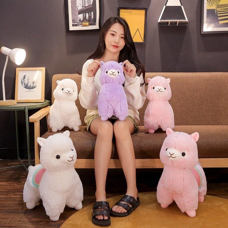 Kawaii Fluffy Llama Plush