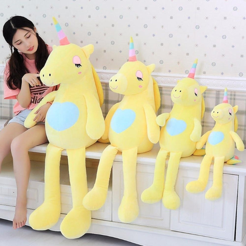 Peluche Kawaii Licorne Géante Bipède