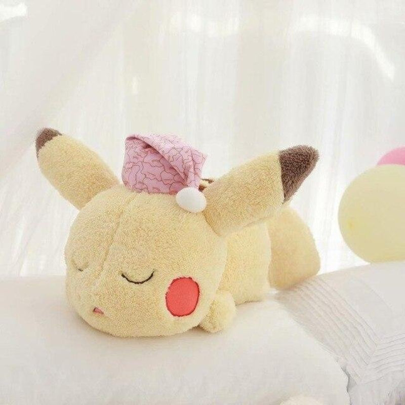 Peluche Kawaii Pikachu Couché