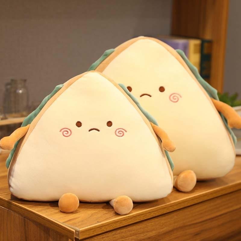 Peluche Kawaii Sandwich Triangle