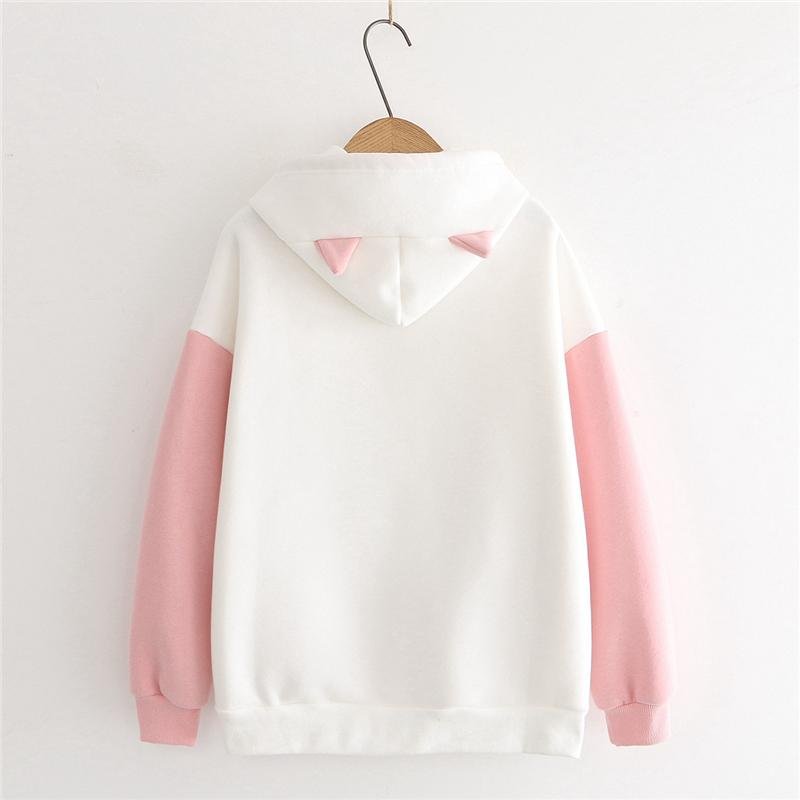 Kawaii Oversized Pocket Hoodie