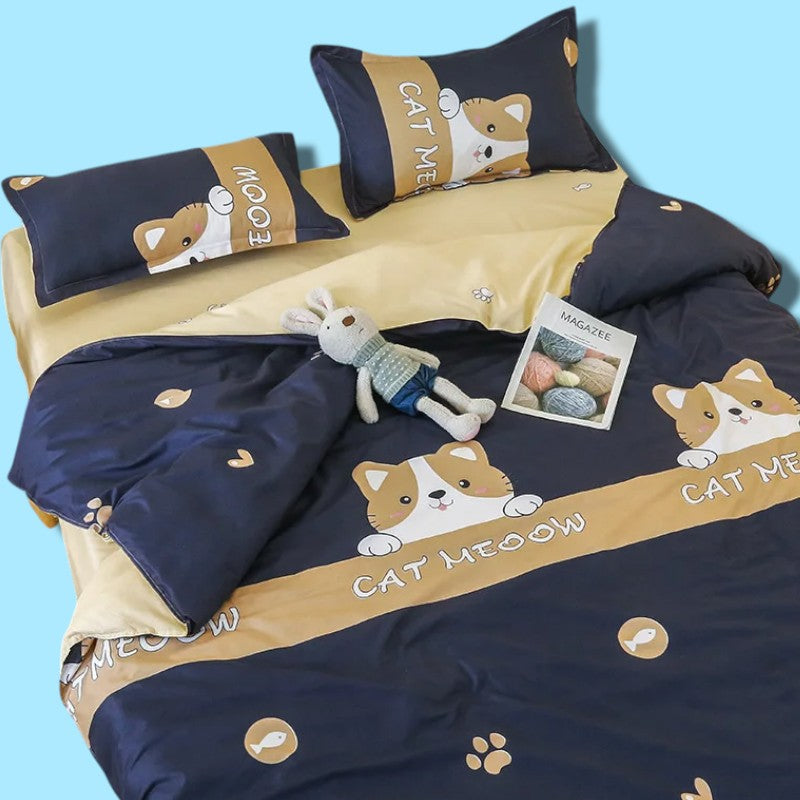 Kawaii Animal Print Bedding Sets