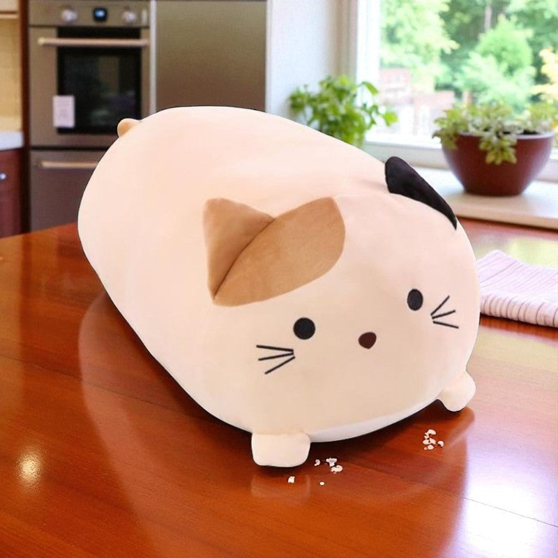 Soft Cat Plush Pillow Kawaii