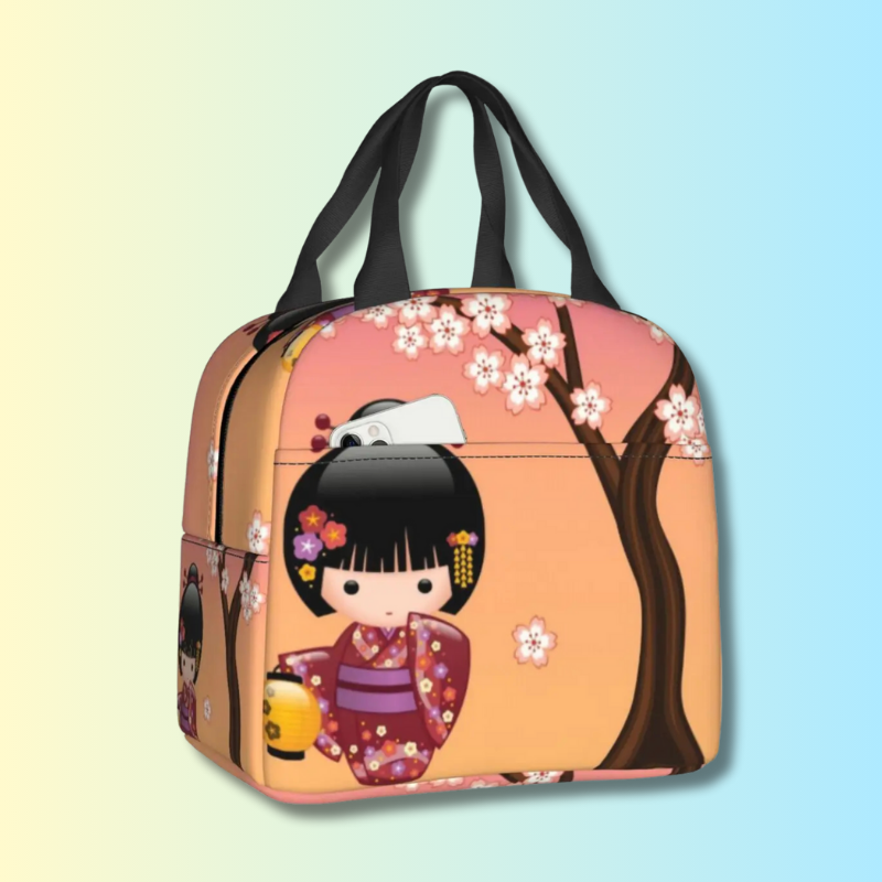 Sac à Lunch Japonais Kawaii Sakura
