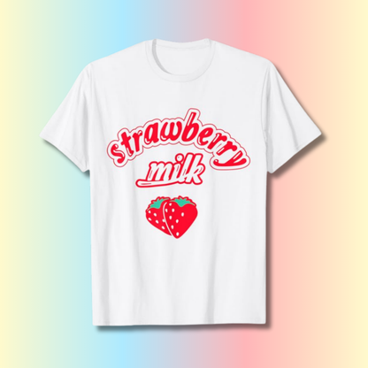 T-shirt Kawaii Strawberry Milk