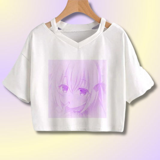 Kawaii Hip Hop Crop Tee