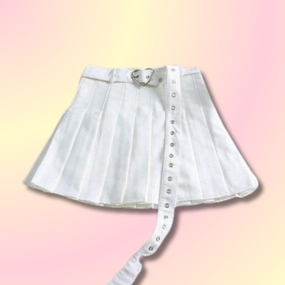 Charming Kawaii Pleated Skirt