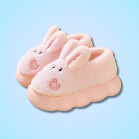 Pantoufles Peluche Lapin