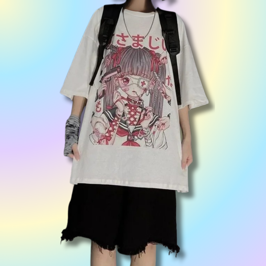 T-shirt Kawaii Oversize