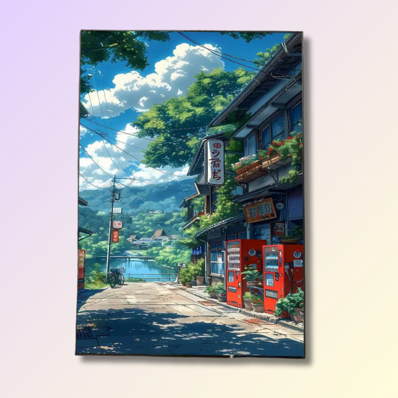 Japanese City Poster