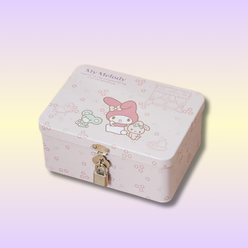Sanrio Kawaii Lockable Storage Box