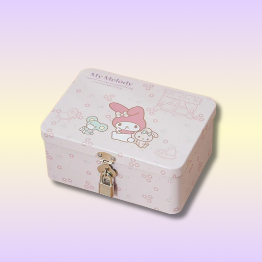 Sanrio Kawaii Lockable Storage Box